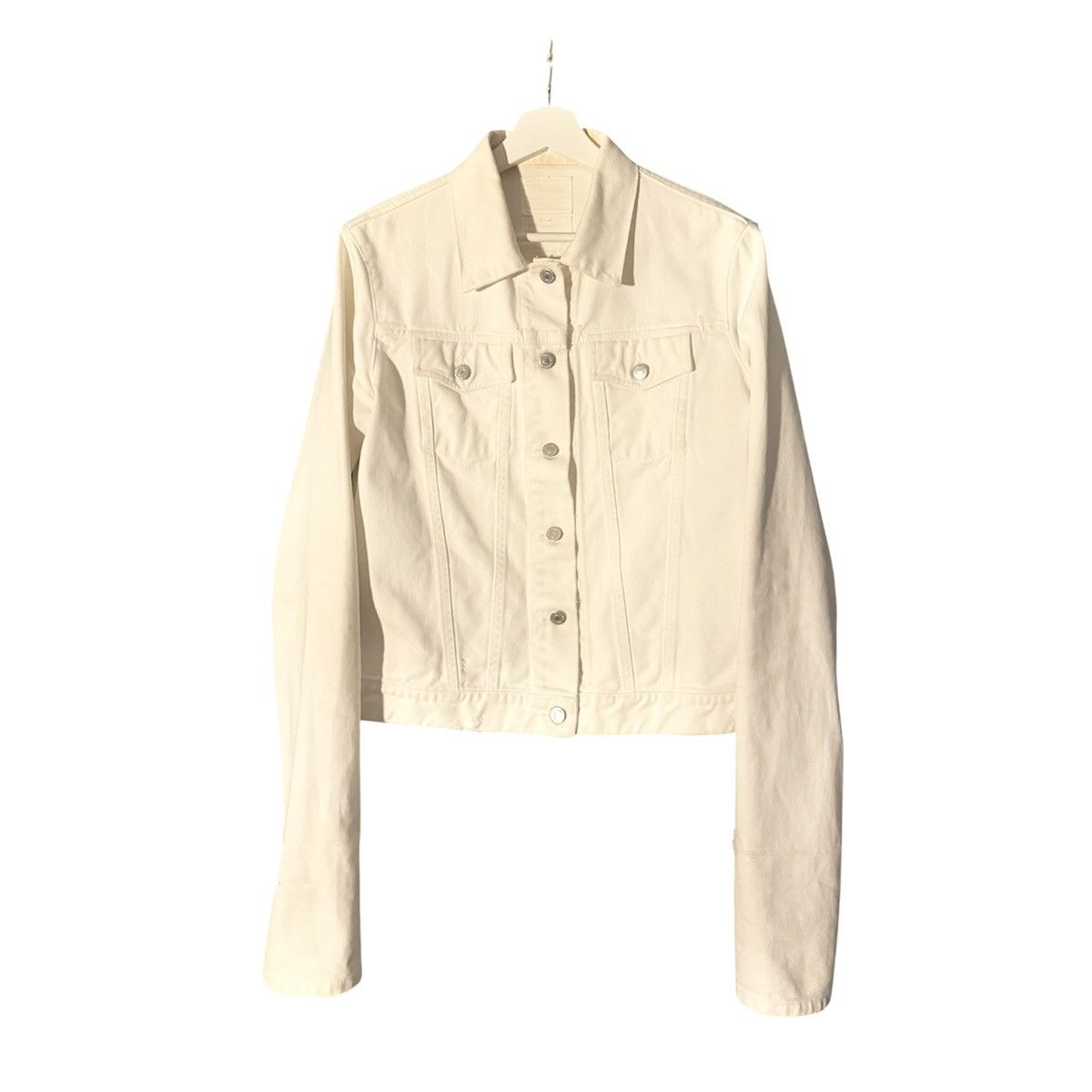 Helmut Lang Helmut Lang Mr. 87 Wax Denim Jacket with Faux Fur