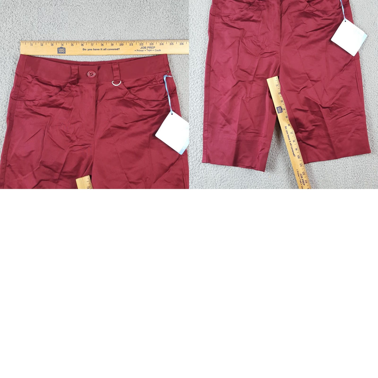 Vintage VINTAGE LIJA High Waist Chino Golf Shorts Women's Size 6 Red Athletic Preppy 90s Size 28" / US 6 / IT 42 - 8 Thumbnail