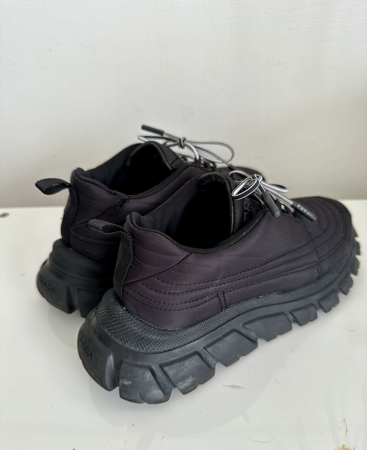 Prada Prada Rush Gabarine Black Nylon Trainers Women’s size 8 Size US 8 / IT 38 - 5 Thumbnail