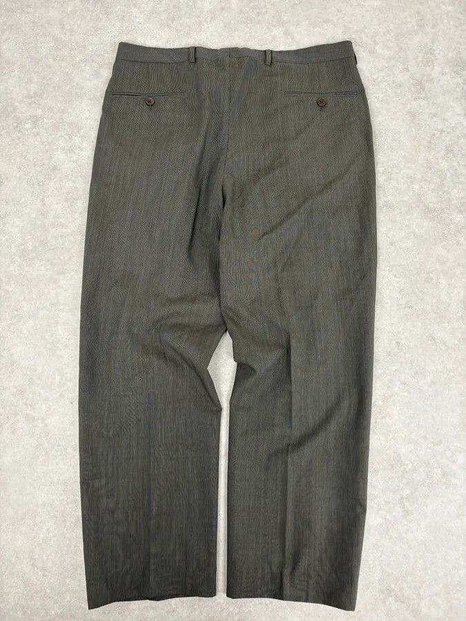 Gianfranco Ferre 2000s Gianfranco Ferré Dark Green Cozy Tailored Pants Size US 34 / EU 50 - 6 Thumbnail