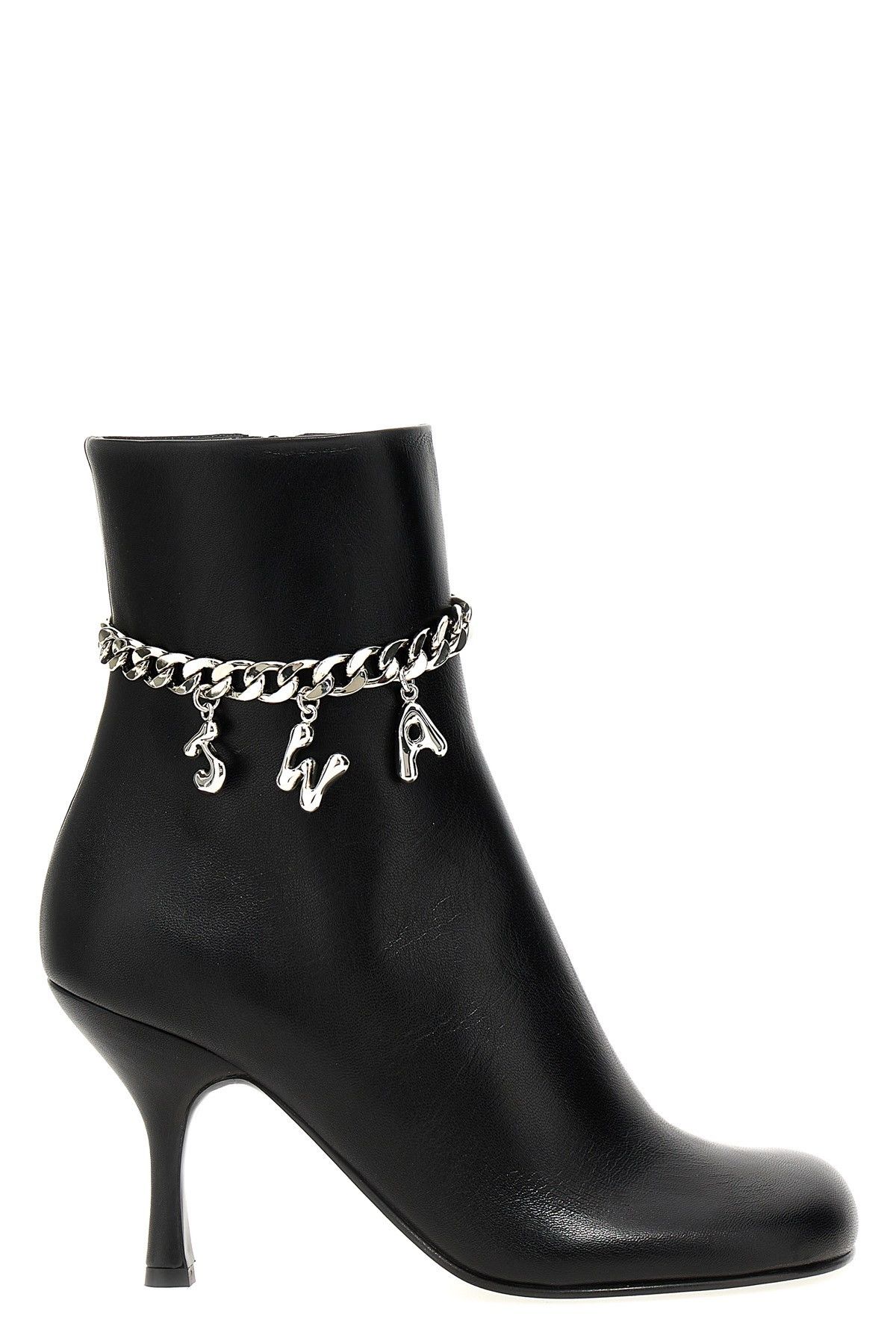 image of J W Anderson 'w/p' Ankle Boots in Black, Women's (Size 7)