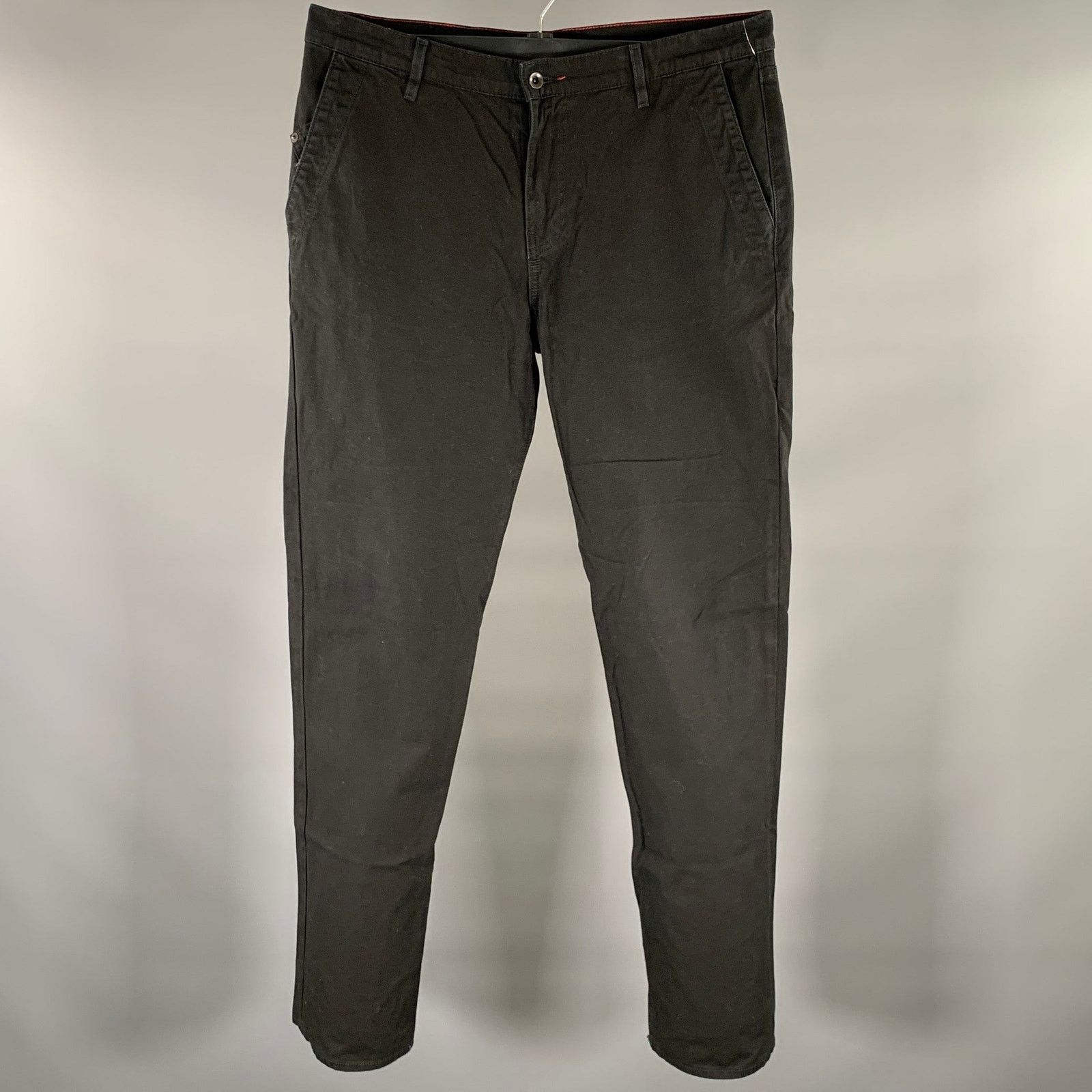Raleigh Denim RALEIGH Size 36 Black Slim Straight Jeans Size US 36 / EU 52 - 1 Thumbnail