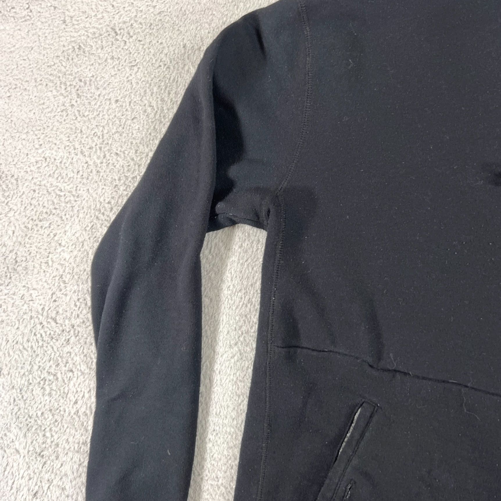 Vintage SLVDR Hoodie Women's Large Black 1/4 Zip Up Sweatshirt Shirt Hooded Pockets Zip All Seasons Regular Fit Casual Streetwear 1/4 Zip Size L / US 10 / IT 46 - 6 Thumbnail