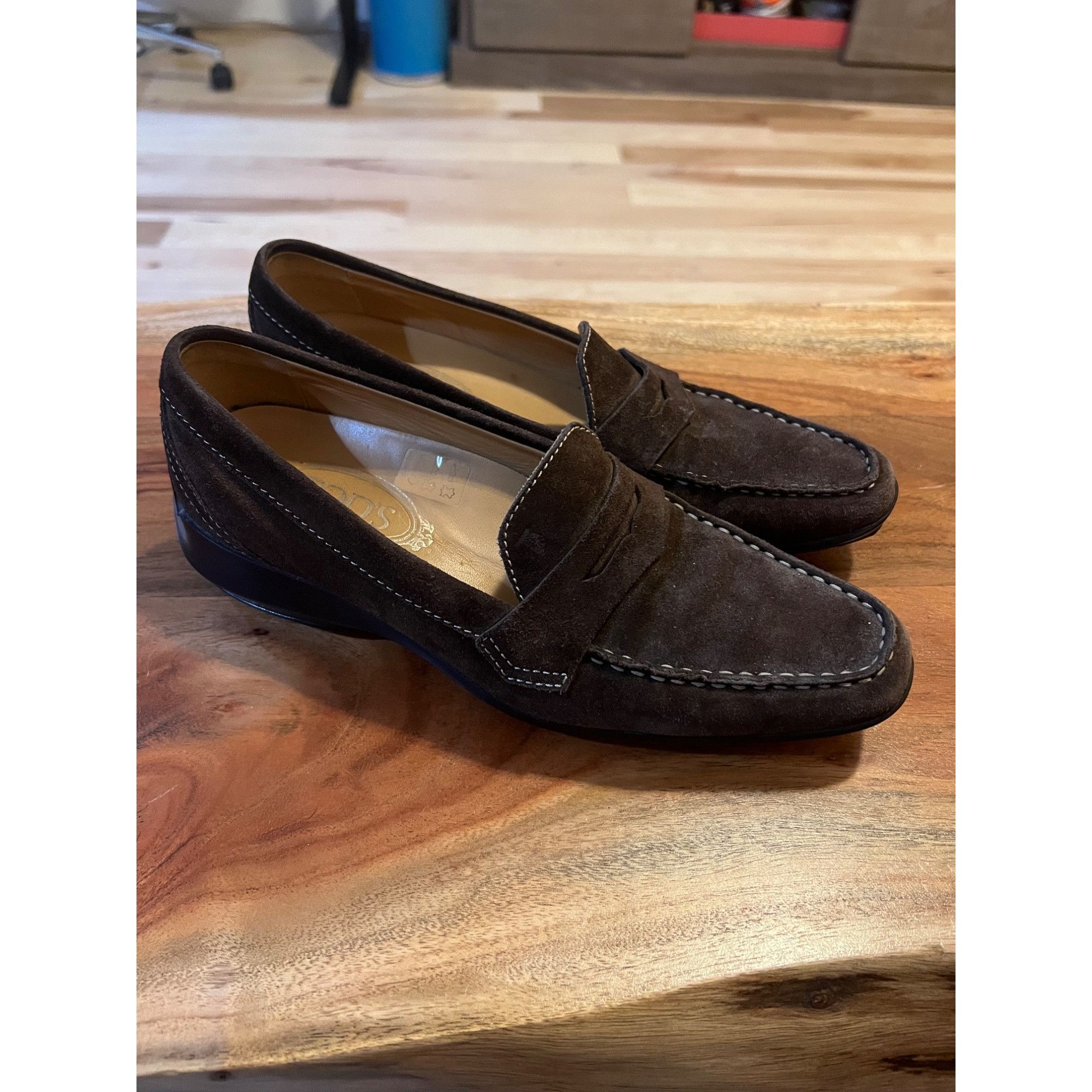 Tod's Tods Men’s Brown Leather Loafers - NWOT - Size 8.5 Size US 8.5 / IT 38.5 - 1 Thumbnail