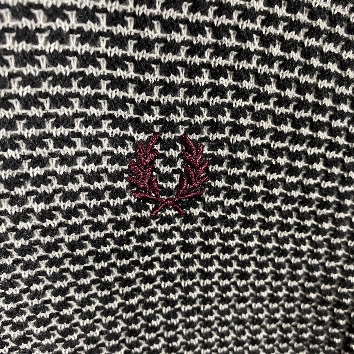 Fred Perry Fred Perry Reissues Knitted Polo, Black & White Size US XS / EU 42 / 0 - 9 Thumbnail