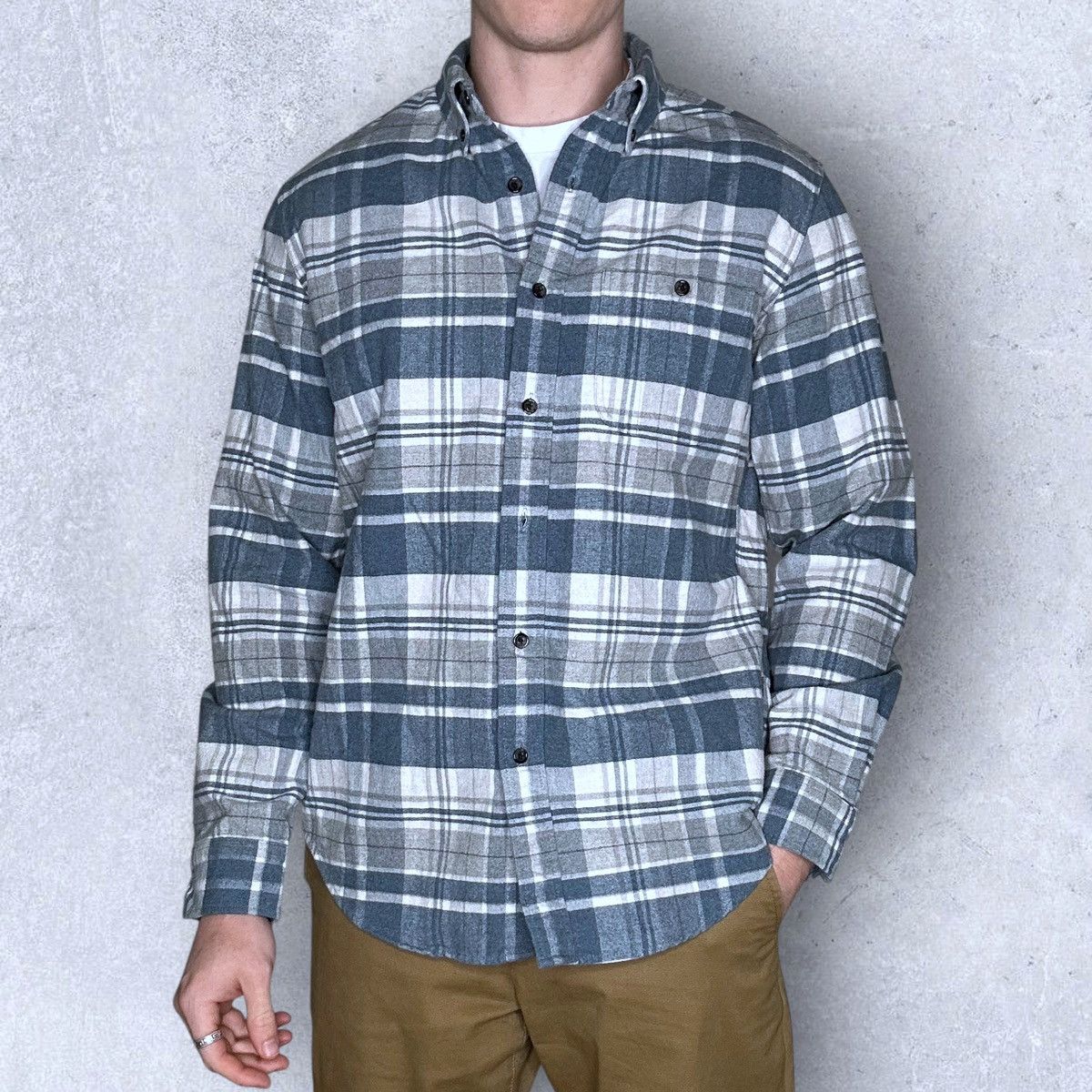 J.Crew J Crew Plaid Flannel Button Down Shirt Size US M / EU 48-50 / 2 - 1 Thumbnail