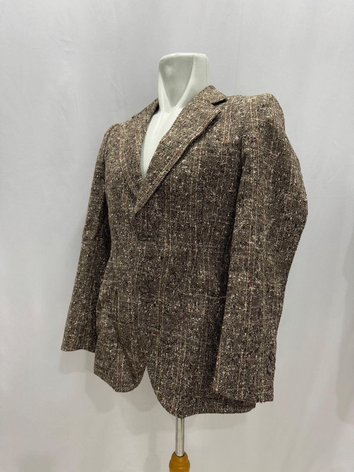 Vintage True Vintage Montrio Speckled Wool Tweed Blazer Size US M / EU 48-50 / 2 - 6 Thumbnail