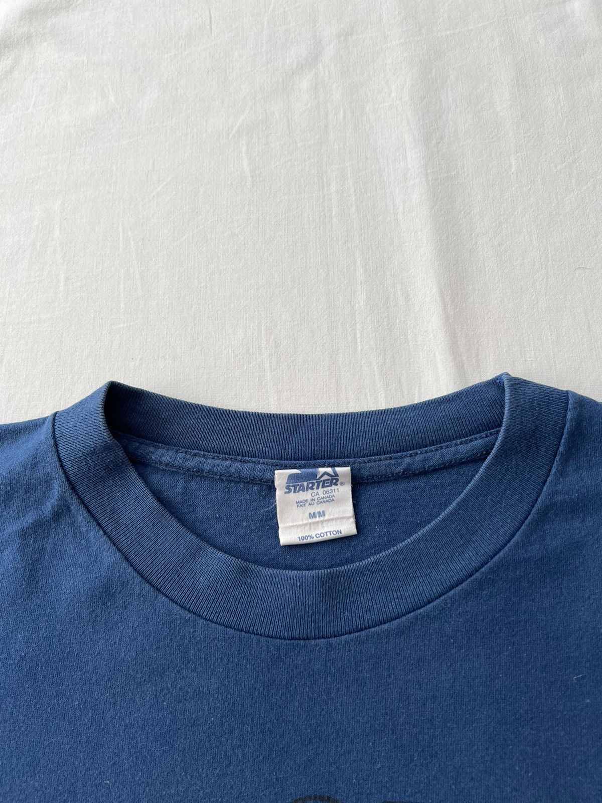 NHL Vintage 90s Toronto Maple Leafs NHL Starter Blue T-shirt Size US M / EU 48-50 / 2 - 11 Thumbnail