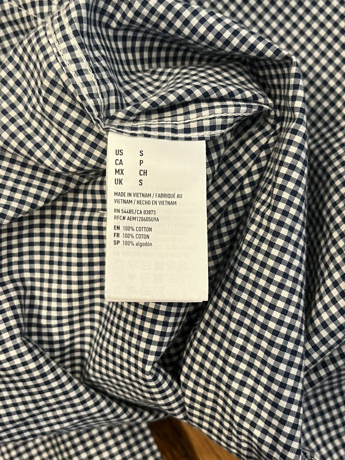 American Eagle Outfitters American Eagle Gingham Check Men’s Button Down Shirt Size US S / EU 44-46 / 1 - 6 Thumbnail