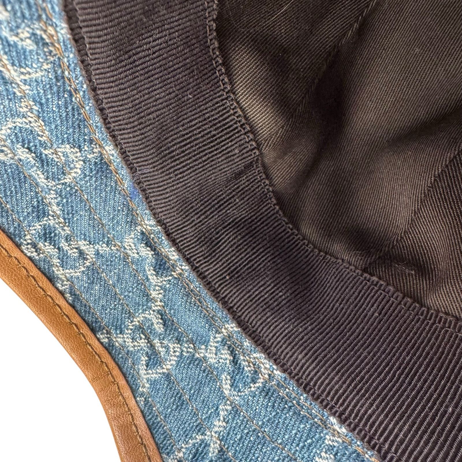 Gucci Gucci Monogram Denim Hat Size ONE SIZE - 7 Thumbnail