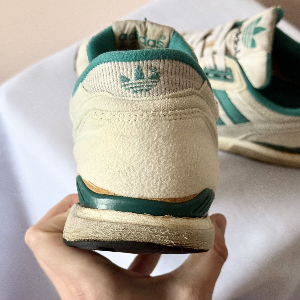 Adidas 80s Vintage Adidas TX8911 / 680 (Korea) Green/Cream Shoes Size US 8.5 / EU 41-42 - 10 Thumbnail