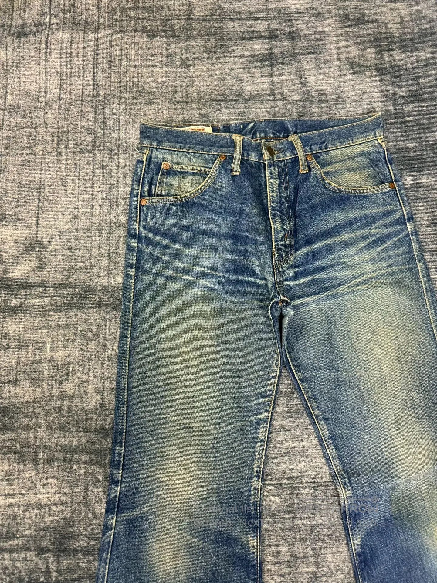 Vintage Vintage BIG JOHN Retro Blue Jeans. Size US 32 / EU 48 - 3 Thumbnail