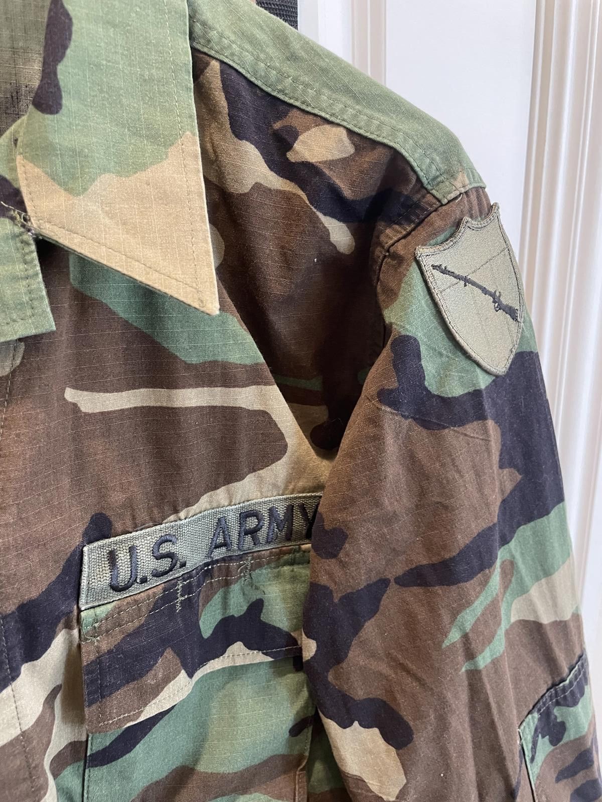 Designer Vintage U.S. Army Woodland Camo BDU Jacket – Golden MFG Co. Size ONE SIZE - 5 Thumbnail
