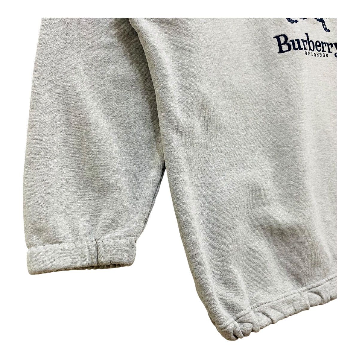 Burberry Vintage Burberrys of London Quarter Zip Sweatshirt Big Logo Size US L / EU 52-54 / 3 - 5 Thumbnail