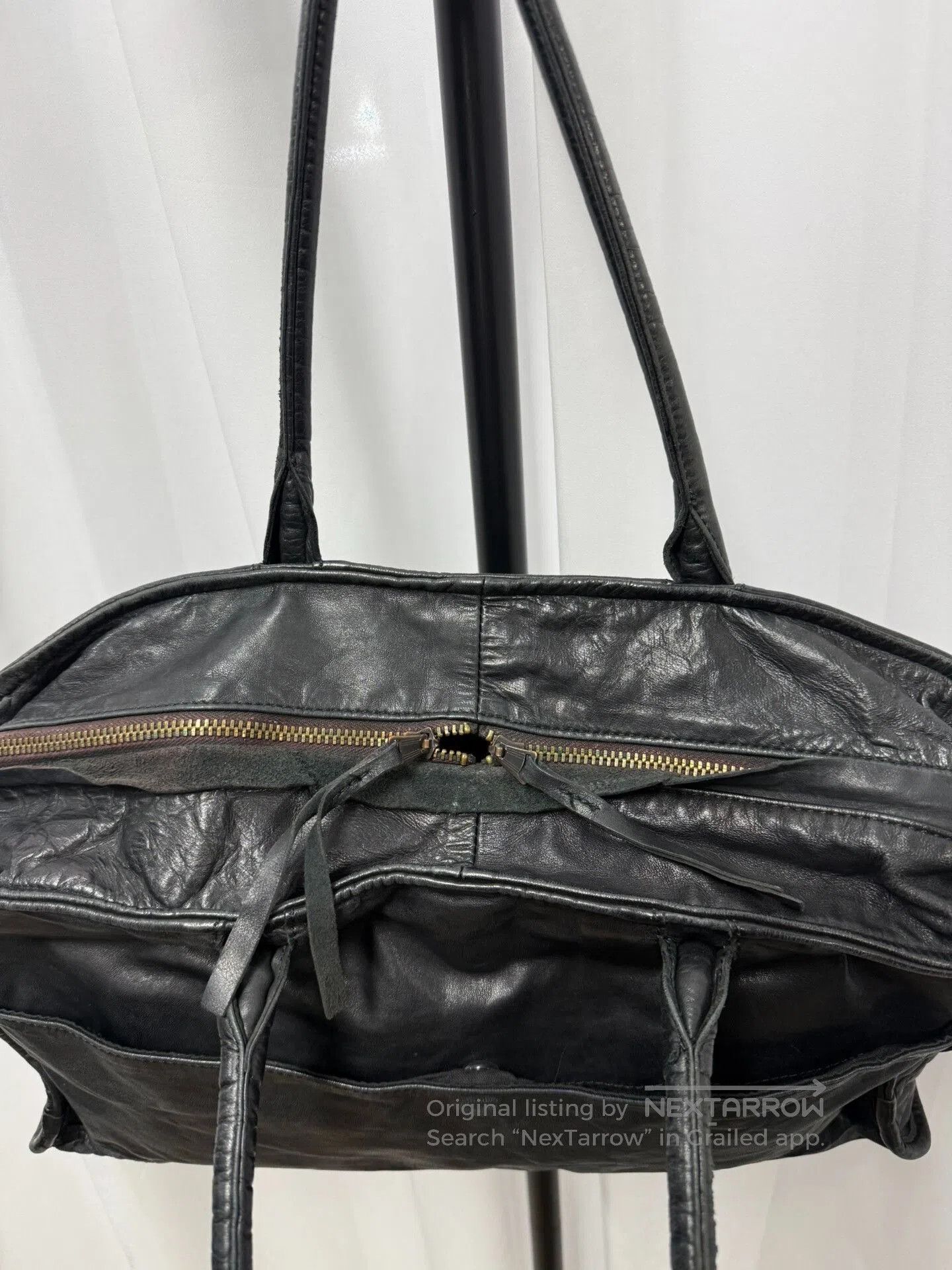 Yohji Yamamoto Yohji Yamamoto Leather Boston Bag. Size ONE SIZE - 6 Thumbnail