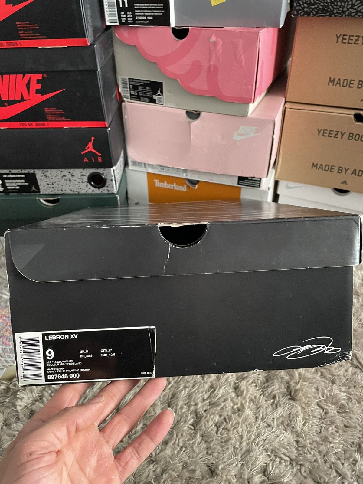 Nike Nike LeBron 15 Fruity Pebbles Size US 9 / EU 42 - 12 Thumbnail