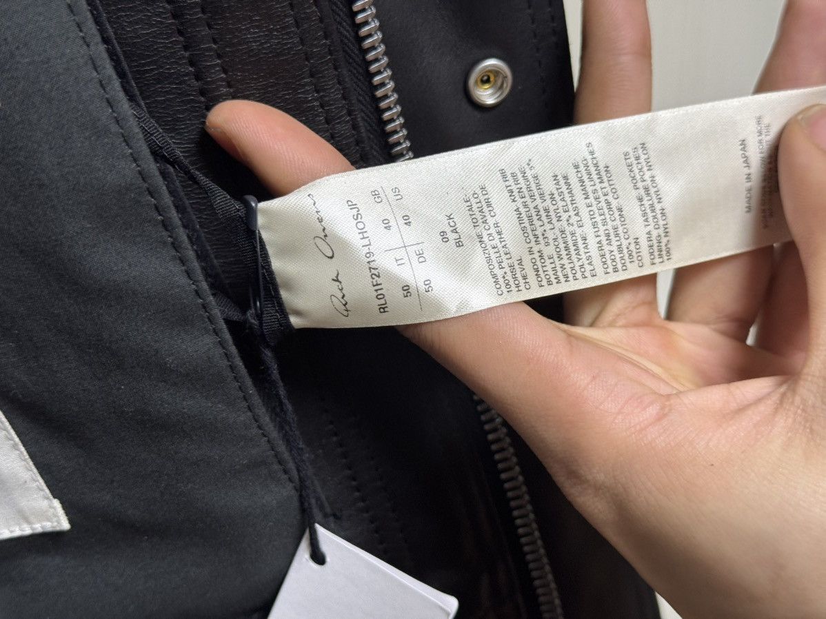 Rick Owens Rick owens 26SS RL01F2719 LHOSJP Leather jacket Size US M / EU 48-50 / 2 - 7 Thumbnail