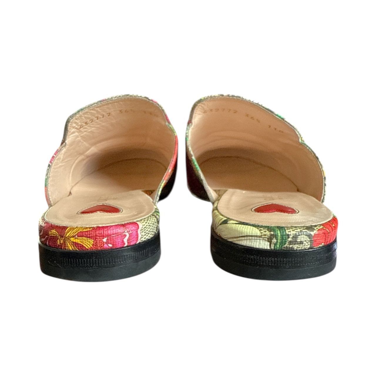 Gucci GUCCI Princetown GG Horsebit Flora Loafer Mule EU 36.5 US 6. Size US 6.5 / IT 36.5 - 6 Thumbnail