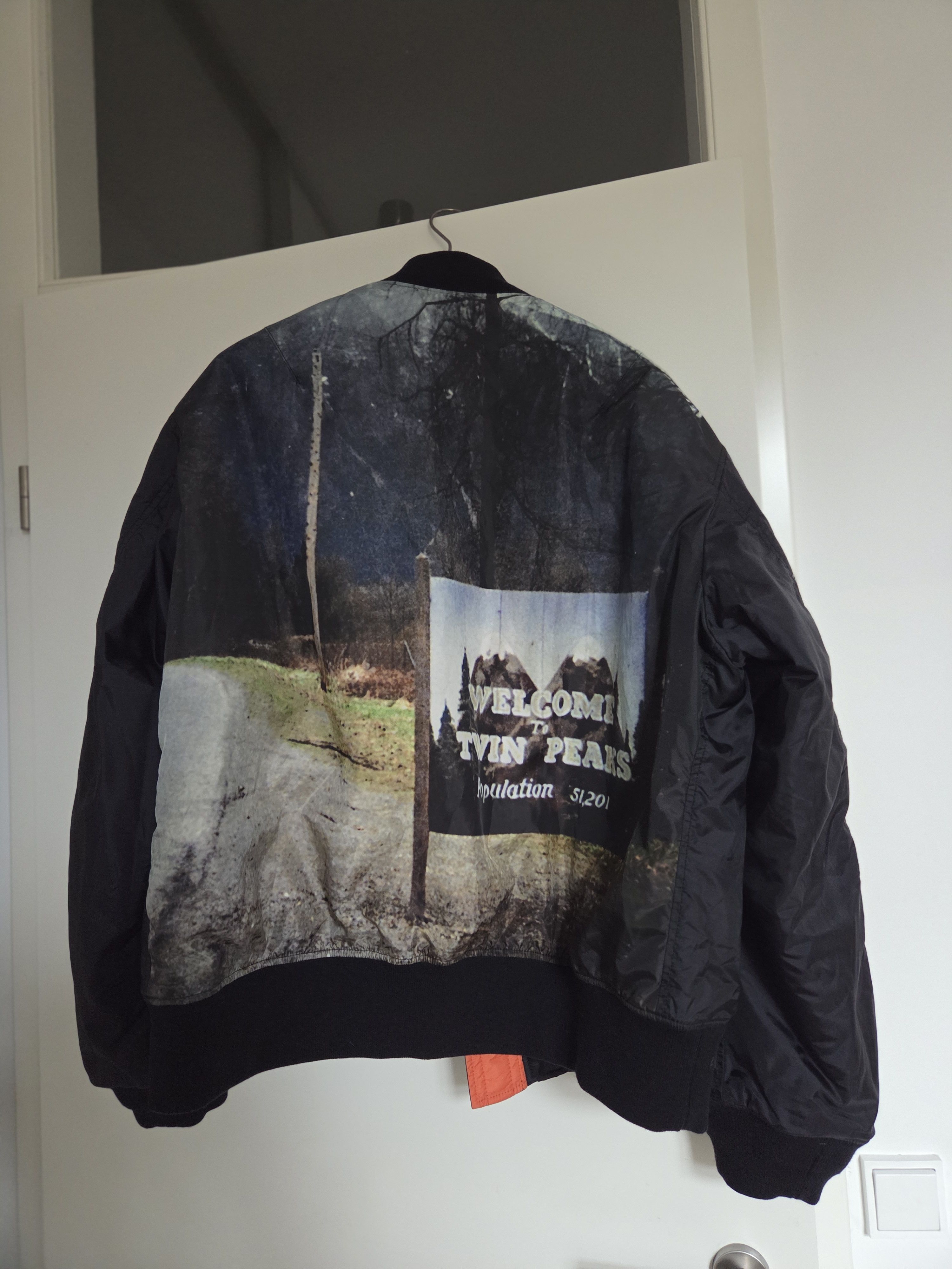 Undercover Twin Peaks Bomber Jacket Size US XXL / EU 58 / 5 - 10 Thumbnail