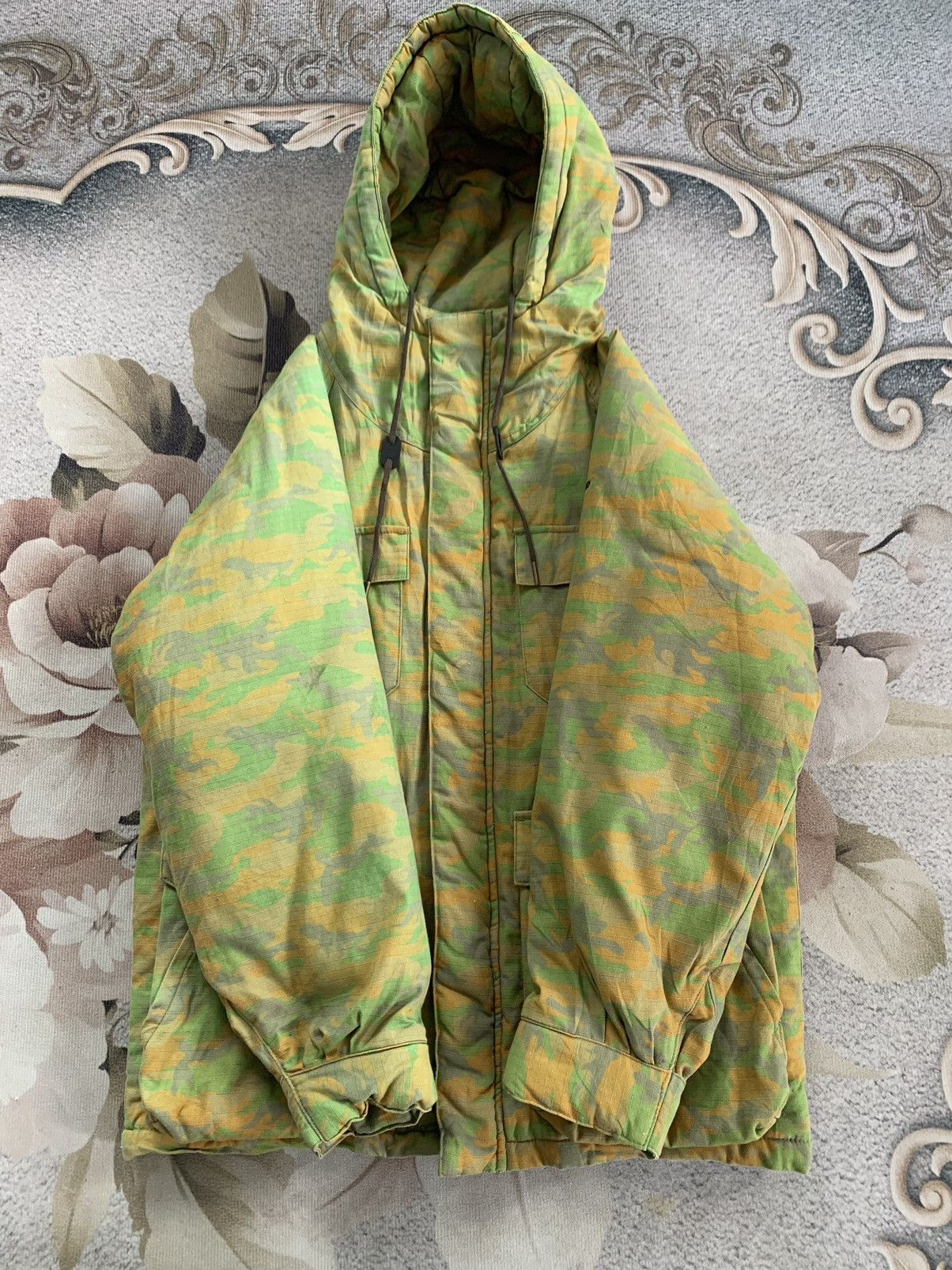 Japanese Brand Kriff Mayor Camo Fire Wood World Wide Camp Jacket Hooded Size US S / EU 44-46 / 1 - 10 Thumbnail