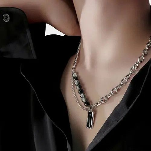 Vintage Black Stone Choker Necklaces Size ONE SIZE - 3 Thumbnail