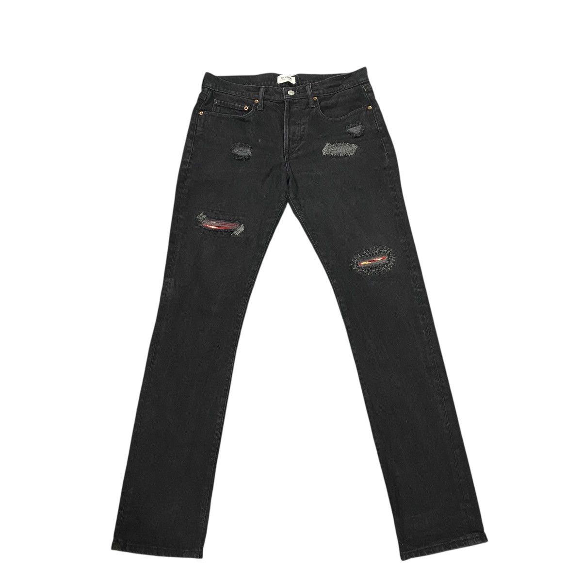 Buck Mason Buck Mason Denim Distress Size 34 Black Colour Size US 34 / EU 50 - 1 Thumbnail