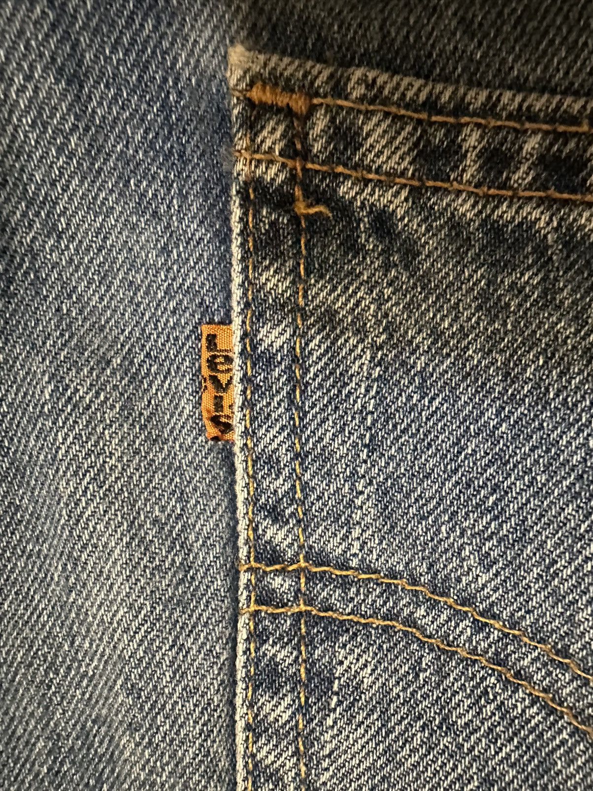 Levi's Vintage 90s Levi's 550 Jeans Orange Tab Med Wash|USA 36x29” Size US 36 / EU 52 - 2 Thumbnail