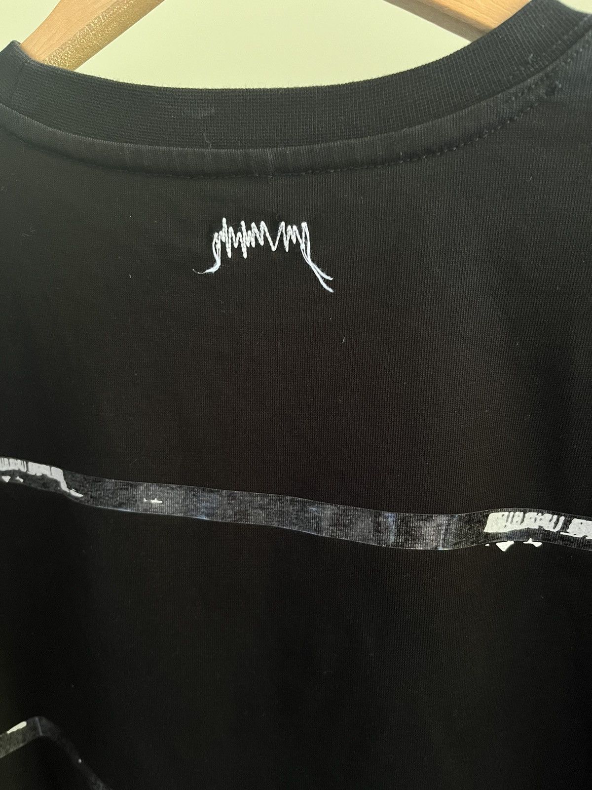 Ader Error Ader Error Black Tape Tee SS21 Size US L / EU 52-54 / 3 - 3 Thumbnail