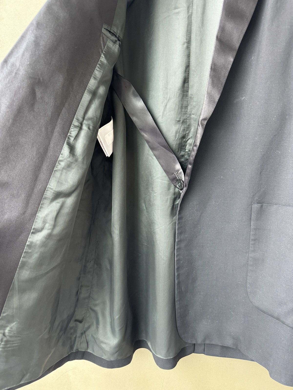 Maison Margiela Early Martin Margiela LINE 1 Viscose Wool Silk Black Blazer Size XS / US 0-2 / IT 36-38 - 12 Thumbnail