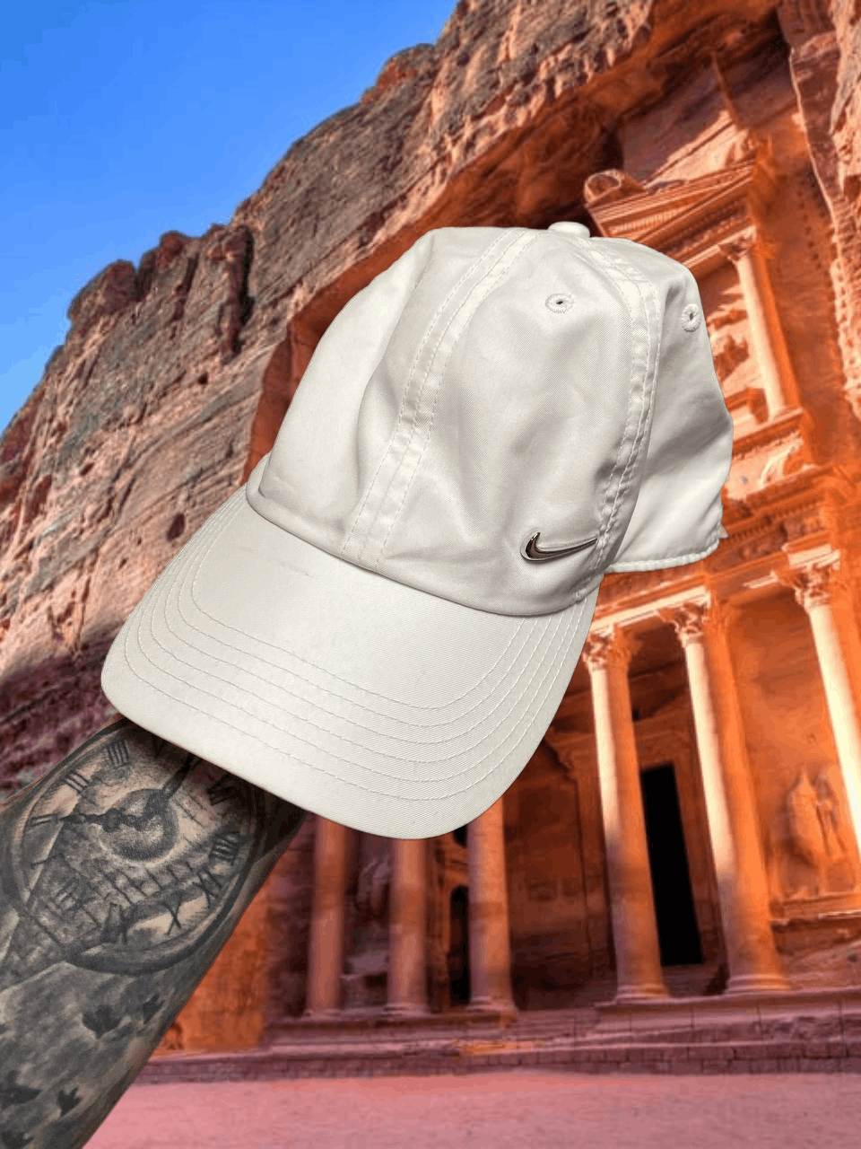 Nike Hats white Y2K Nike logo streetwear Vintage Cap Size ONE SIZE - 1 Thumbnail