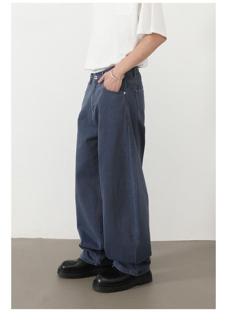 Jean American retro wide-leg men's hip-hop casual machete jeans Size US 32 / EU 48 - 4 Thumbnail