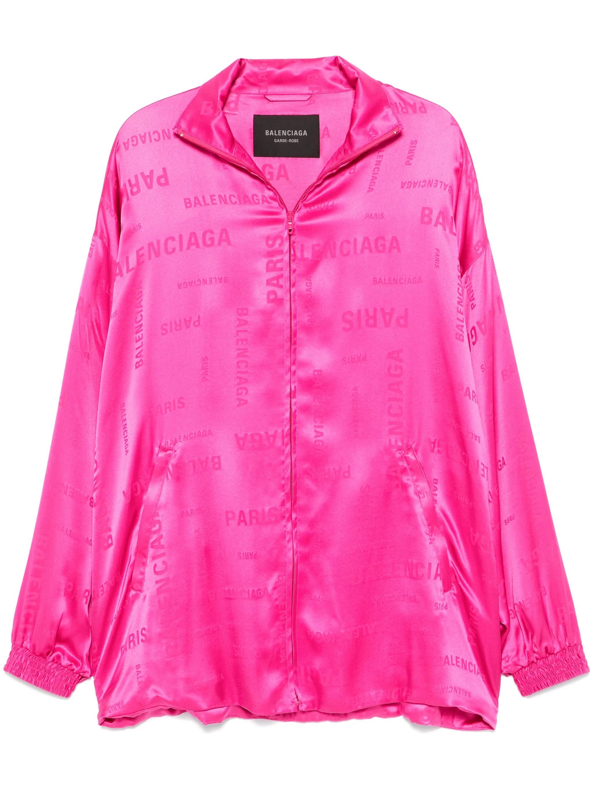 Balenciaga o1y0625 Logo Turtleneck Sweatshirt in Fuchsia Size M / US 6-8 / IT 42-44 - 1 Thumbnail