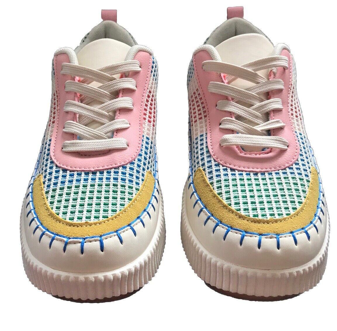 Nicole Miller Nicole Miller Mixed Media Brita Platform Sneaker New Sz 7.5 Size US 7.5 / IT 37.5 - 3 Thumbnail