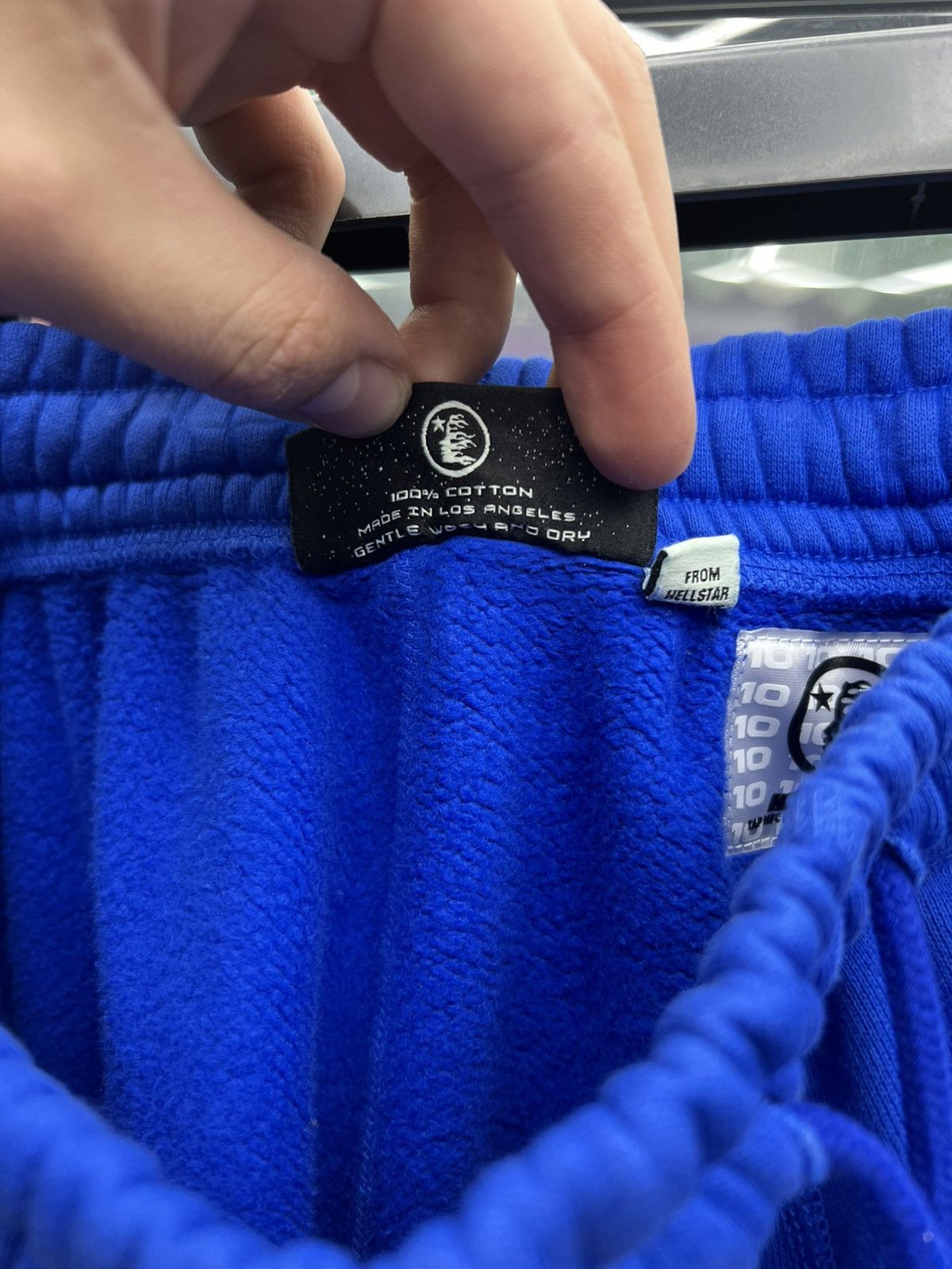 Hellstar no guts no glory blue sweatpants size medium
