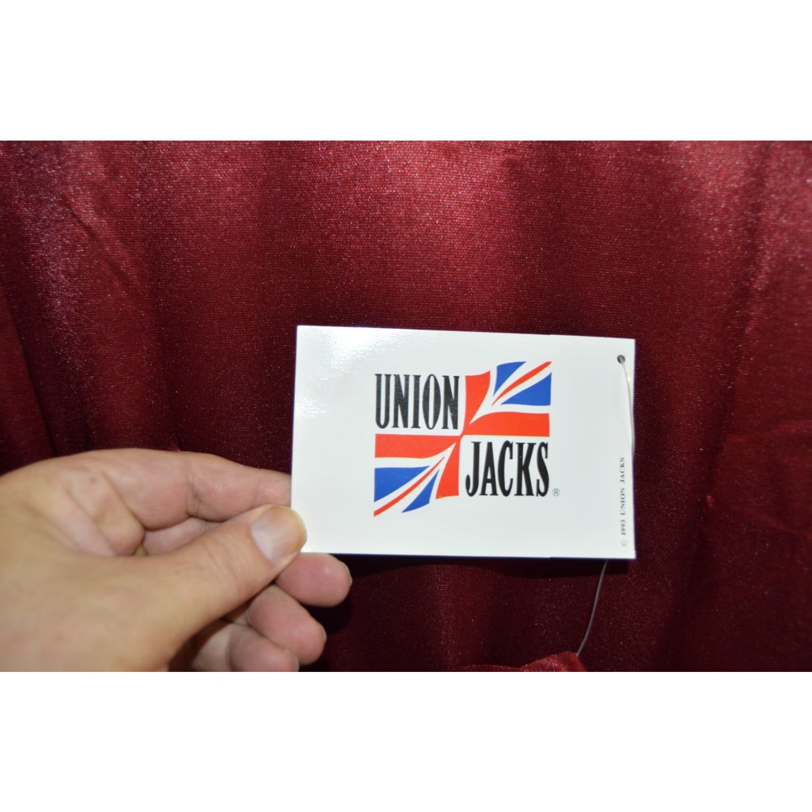 Vintage Union Jacks Soccer Jersey Shirt Men L Red 100% Polyester Long Sleeve Vintage No Size US L / EU 52-54 / 3 - 6 Thumbnail