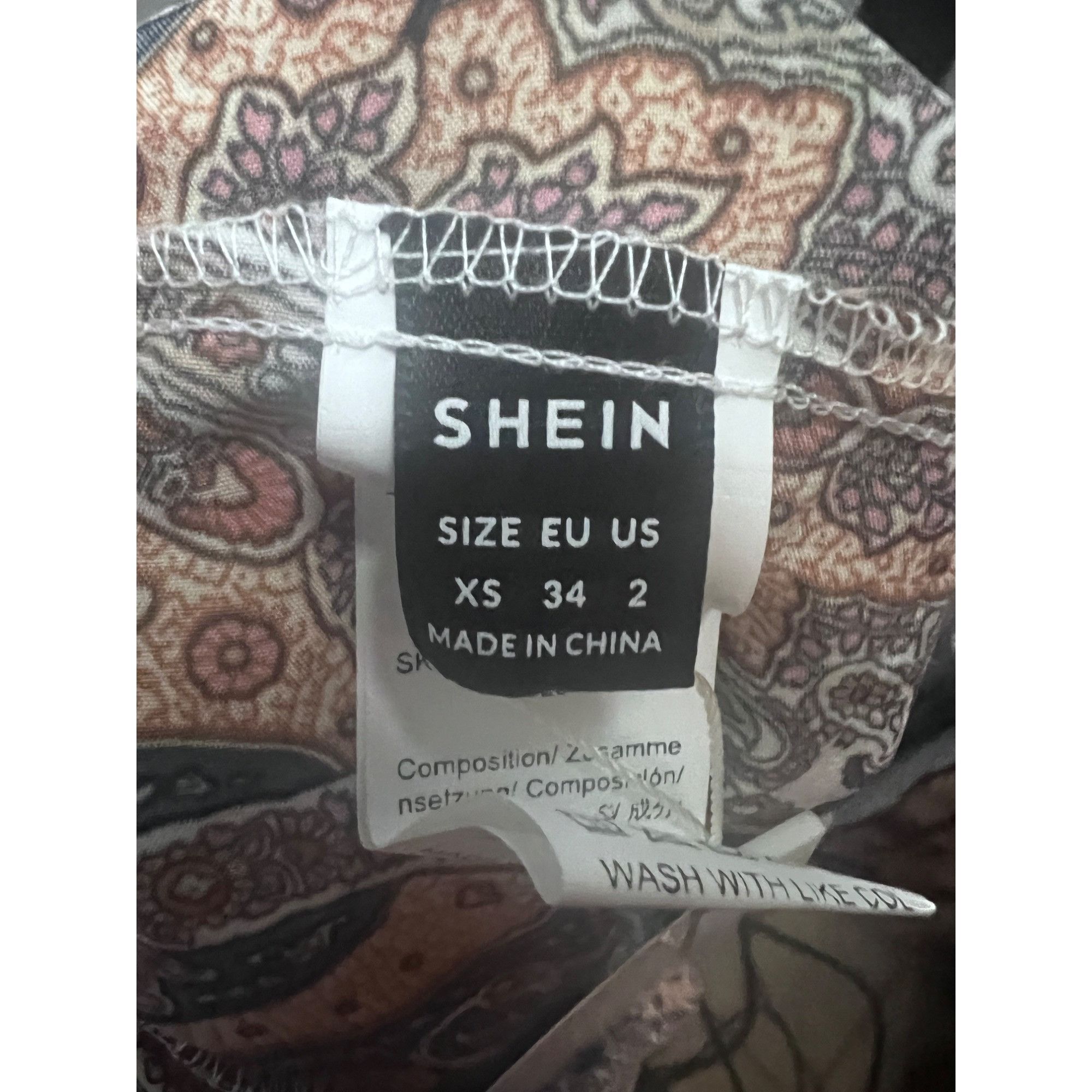 Shein SHEIN VCAY Loose Summer Boho Romper Spaghetti Adjustable Str Size 25" / US 0 / IT 36 - 7 Thumbnail