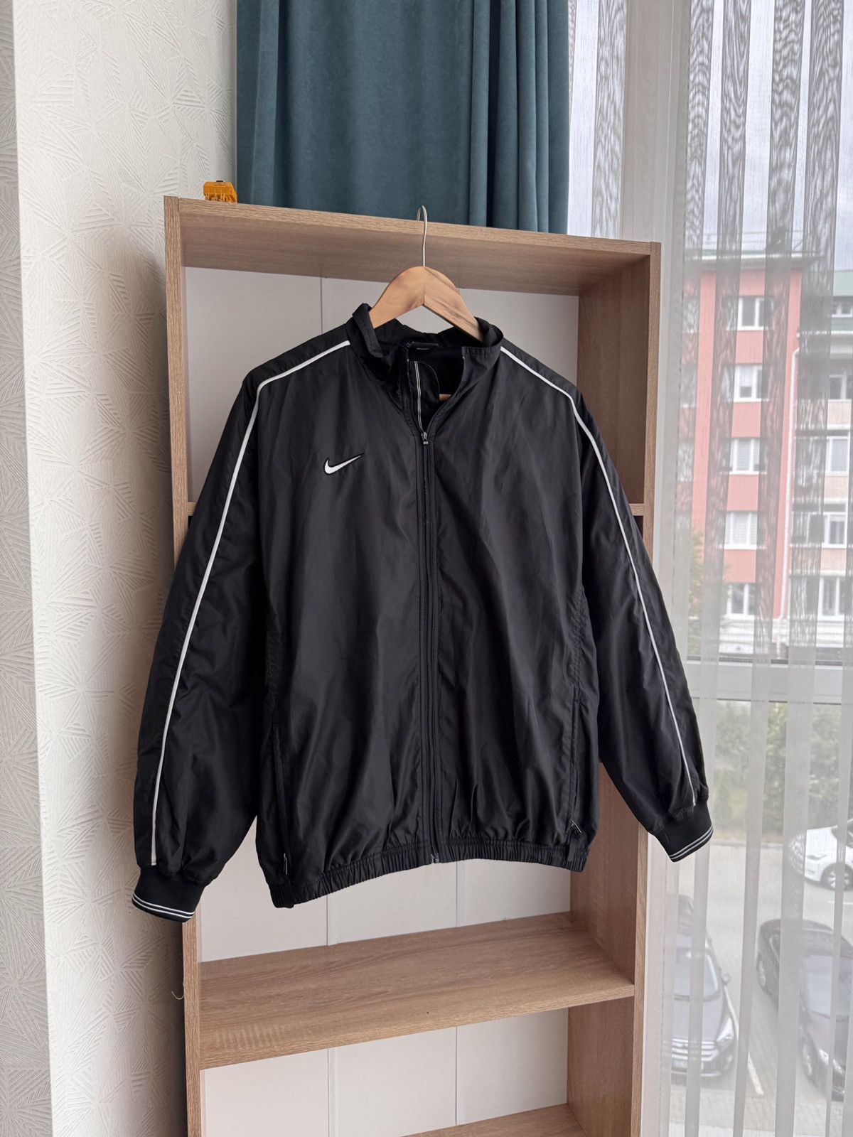 Nike × Vintage Vintage Nike Streetwear Nylon Zip TrackJacket Size US S / EU 44-46 / 1 - 8 Thumbnail