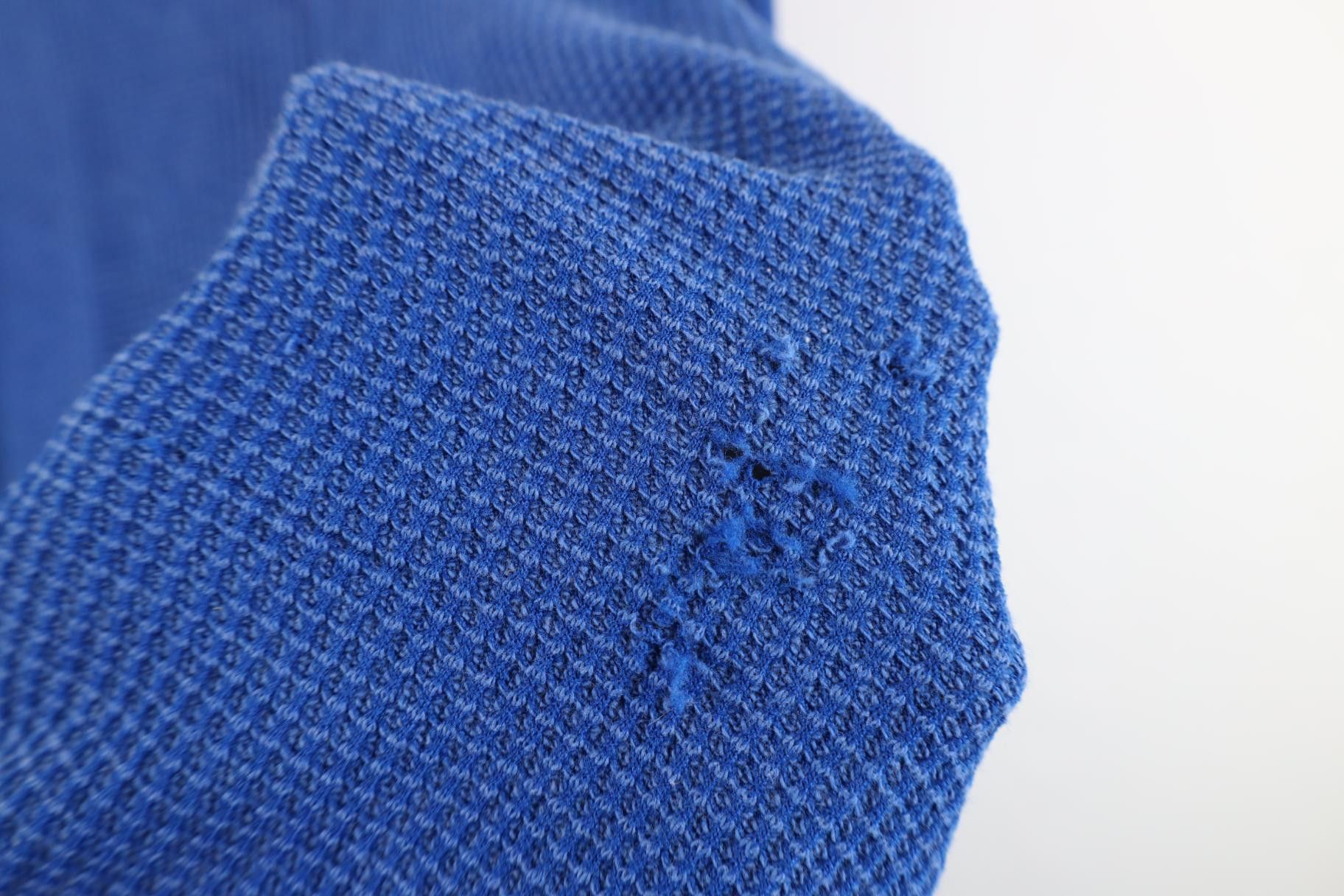 Vintage Vintage 70s Streetwear Knit Long Sleeve T-Shirt Blue USA Size US XL / EU 56 / 4 - 6 Thumbnail