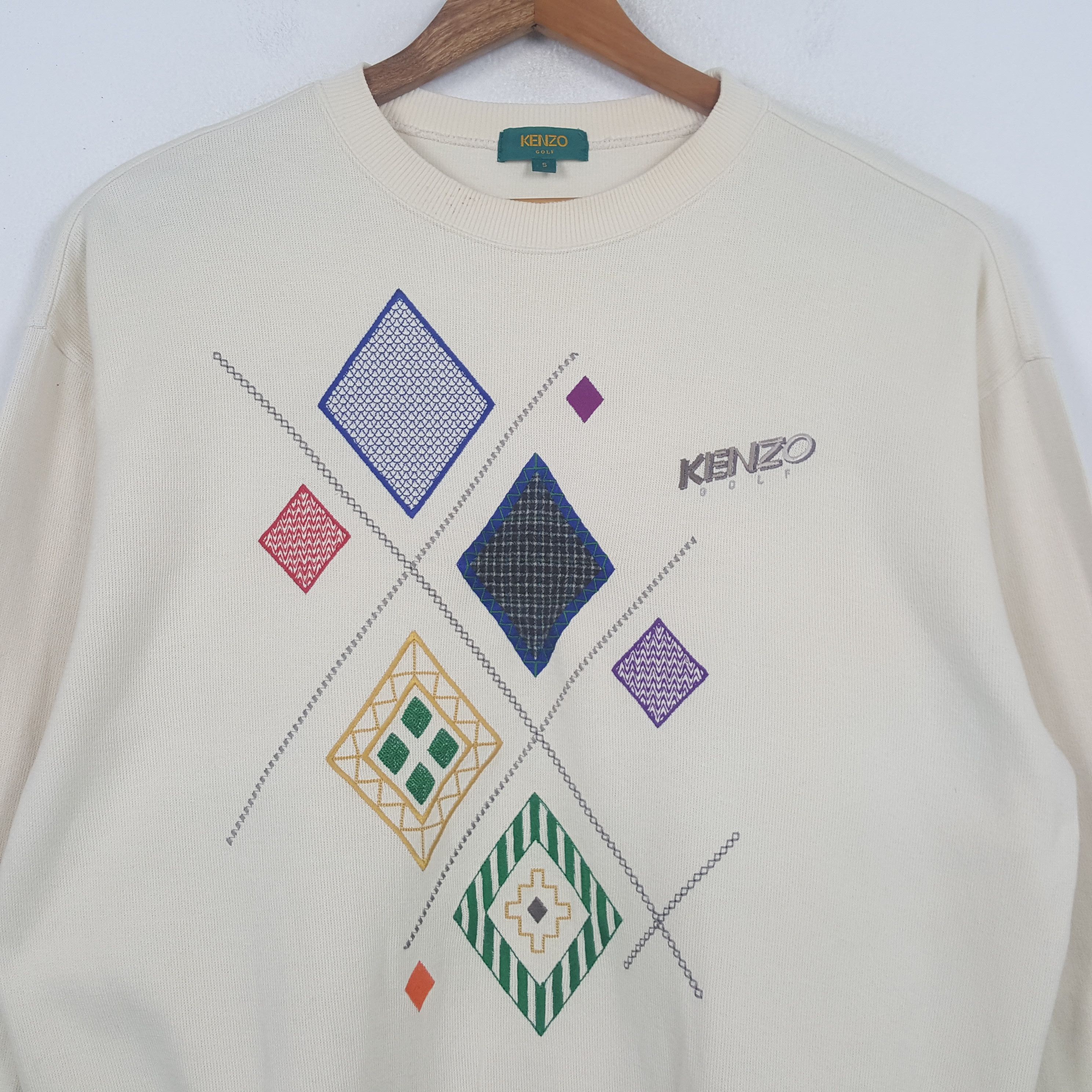 Japanese Brand × Kenzo × Vintage Vintage KENZO Japanese Brand Sweatshirt C293N3 Size US L / EU 52-54 / 3 - 2 Thumbnail