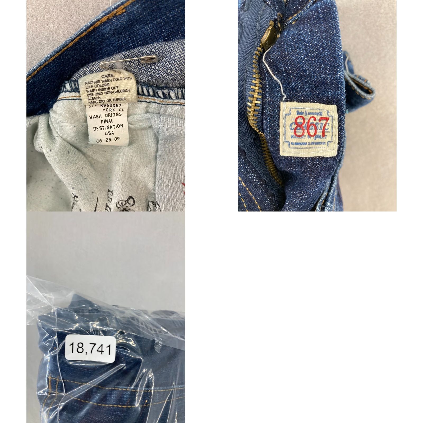 Polo Ralph Lauren Polo Ralph Lauren Jeans Mens Blue Size 36x34 Cotton USA Made Distressed Patches Straight Denim Horse pic Size US M / EU 48-50 / 2 - 10 Thumbnail