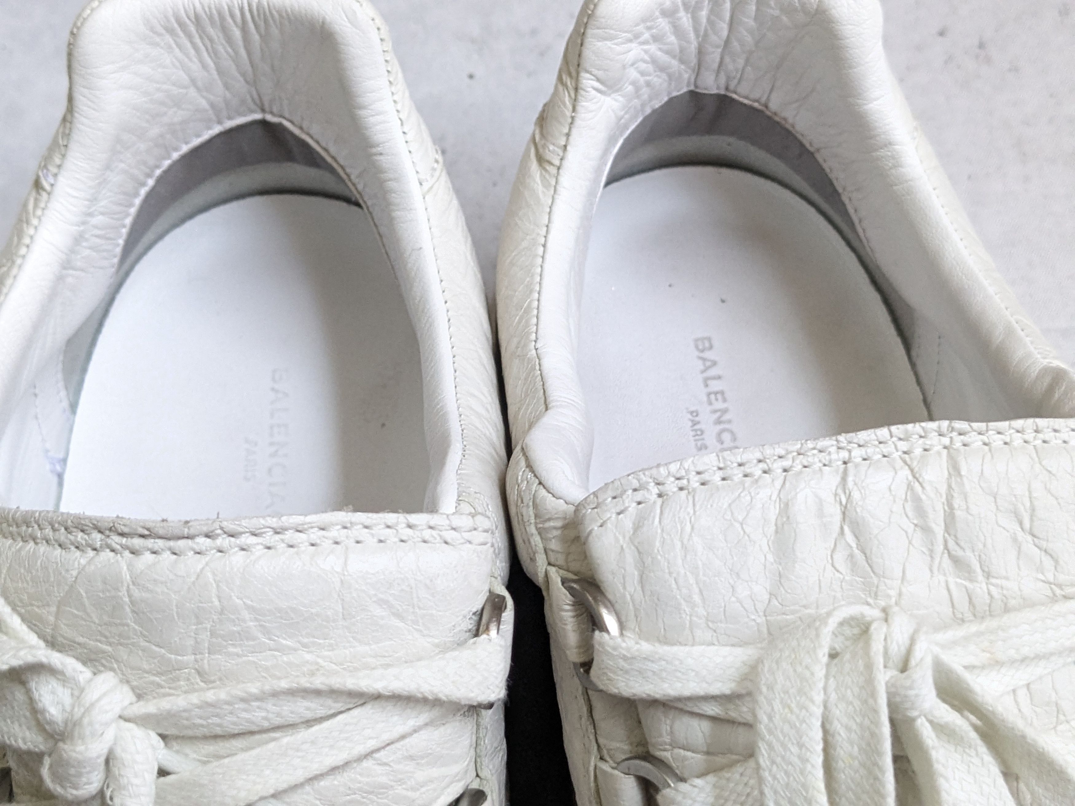 Balenciaga Balenciaga Arena Sneakers White 12 Low Tops Leather Size US 12 / EU 45 - 5 Thumbnail