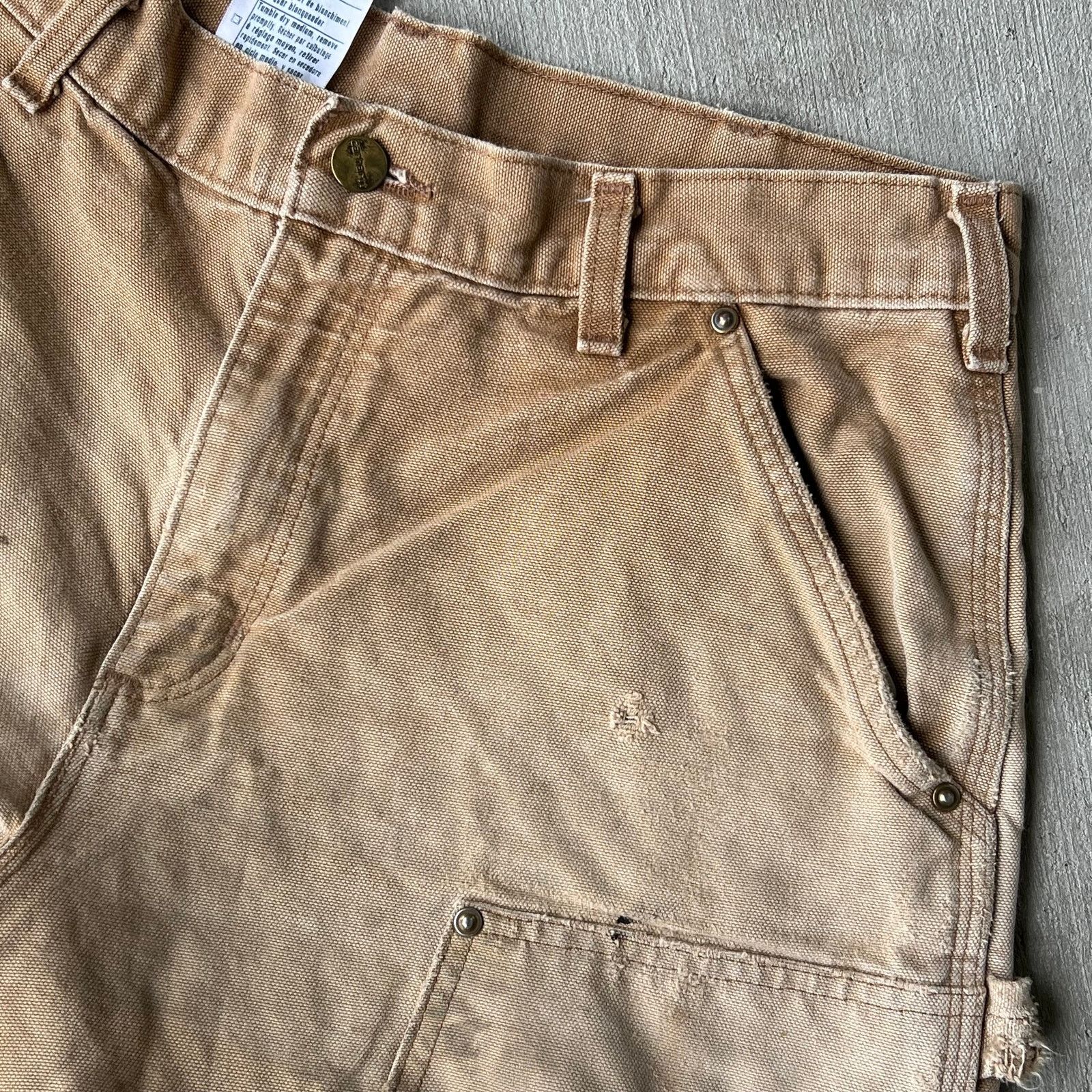 Carhartt × Vintage Carhartt brown double knee work wear carpenter pants Size US 32 / EU 48 - 9 Thumbnail