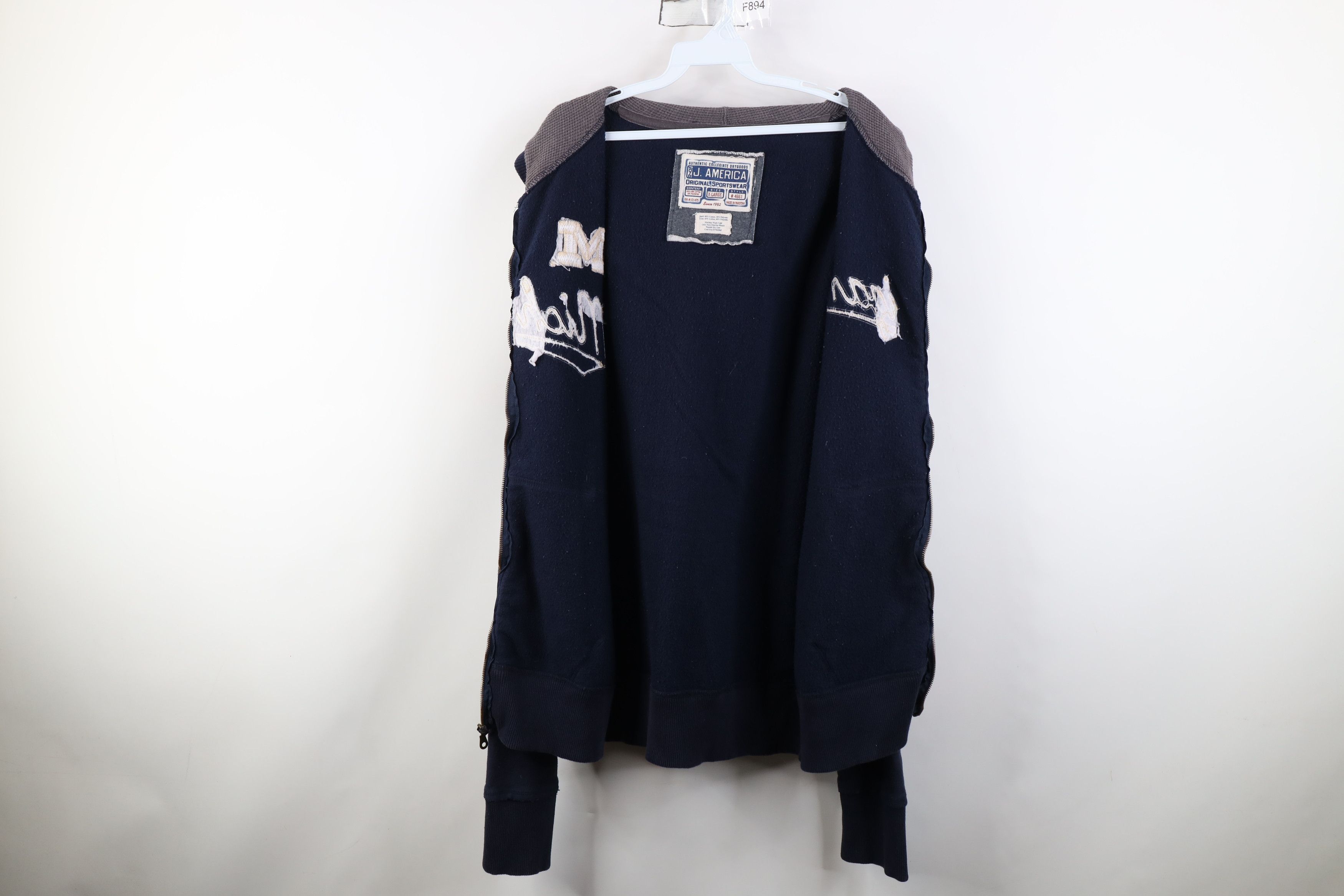 Vintage Vintage Script University of Michigan Full Zip Hoodie Size US XL / EU 56 / 4 - 11 Thumbnail