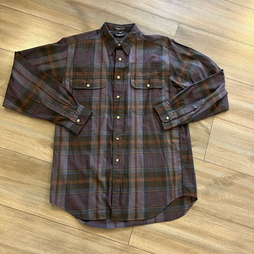 Christian Dior Monsieur Christian Dior Monsieur Vintage Plaid Buttonup Shirt Men Med Size US M / EU 48-50 / 2 - 1 Thumbnail