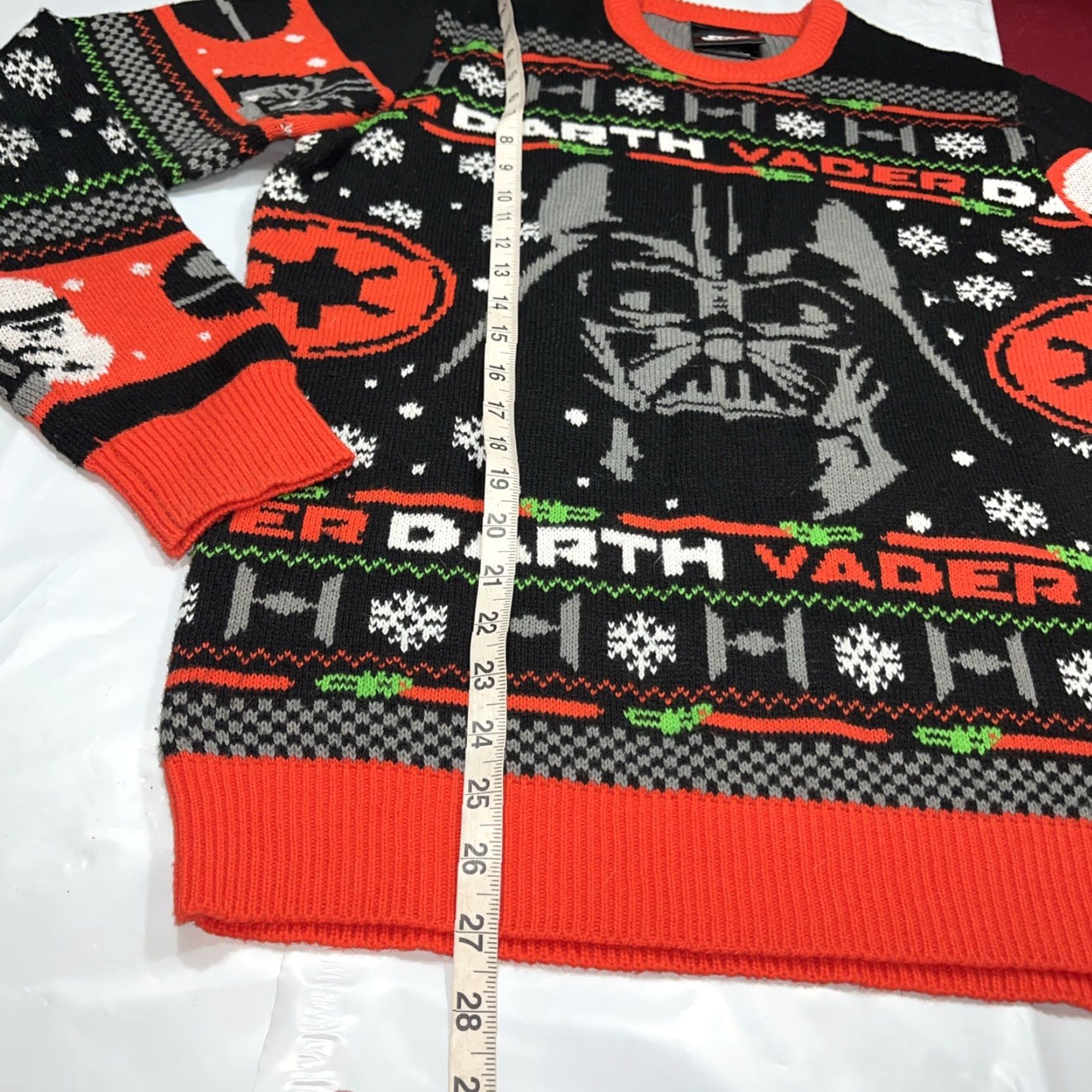 Star Wars Star Wars Darth Vader Holiday Sweater Men Large M Multicolor Knit Pullover Graphics Print Christmas Xmas Size US M / EU 48-50 / 2 - 7 Thumbnail