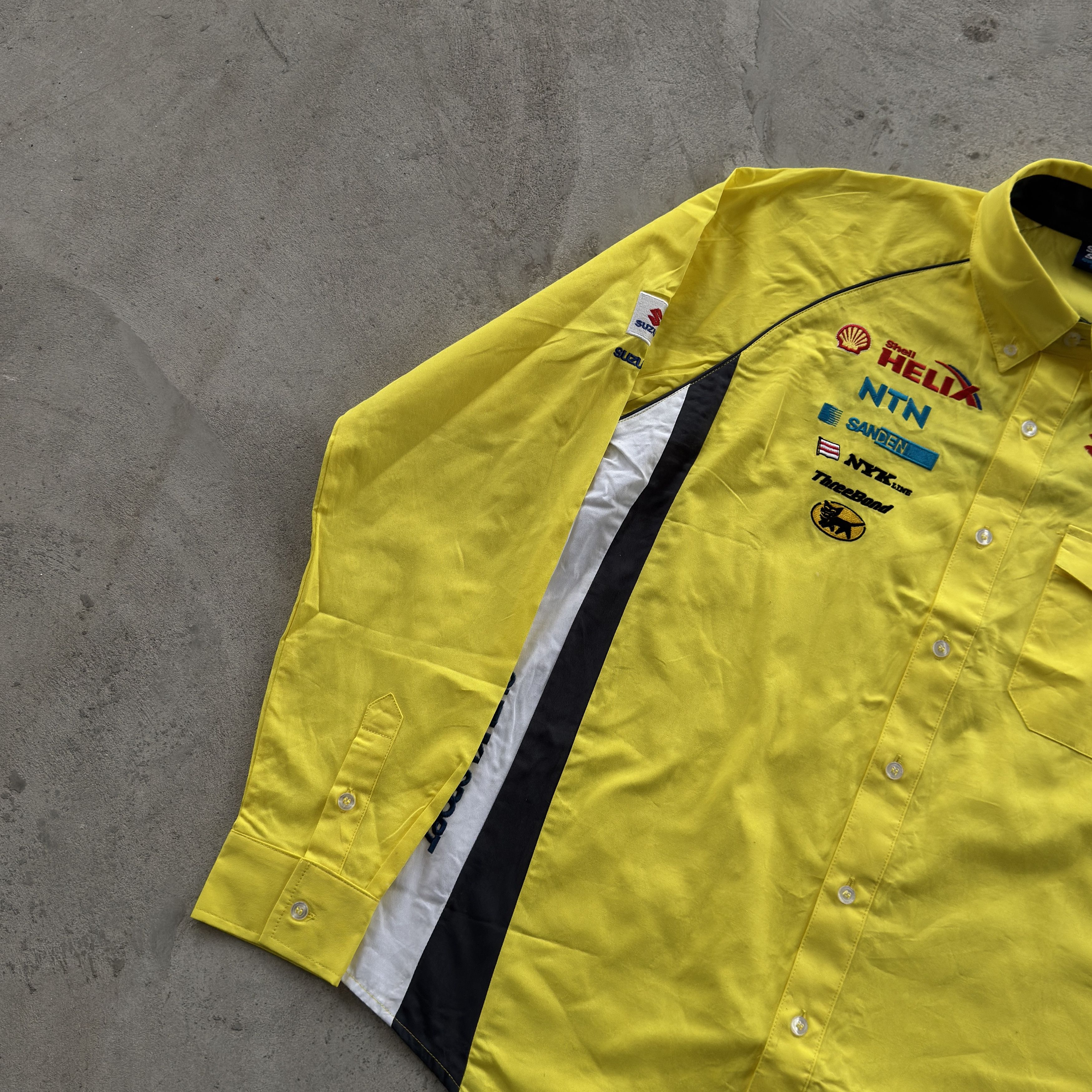 Vintage Vintage 90s Suzuki Sport Racing Button Ups Shirt Size US L / EU 52-54 / 3 - 4 Thumbnail