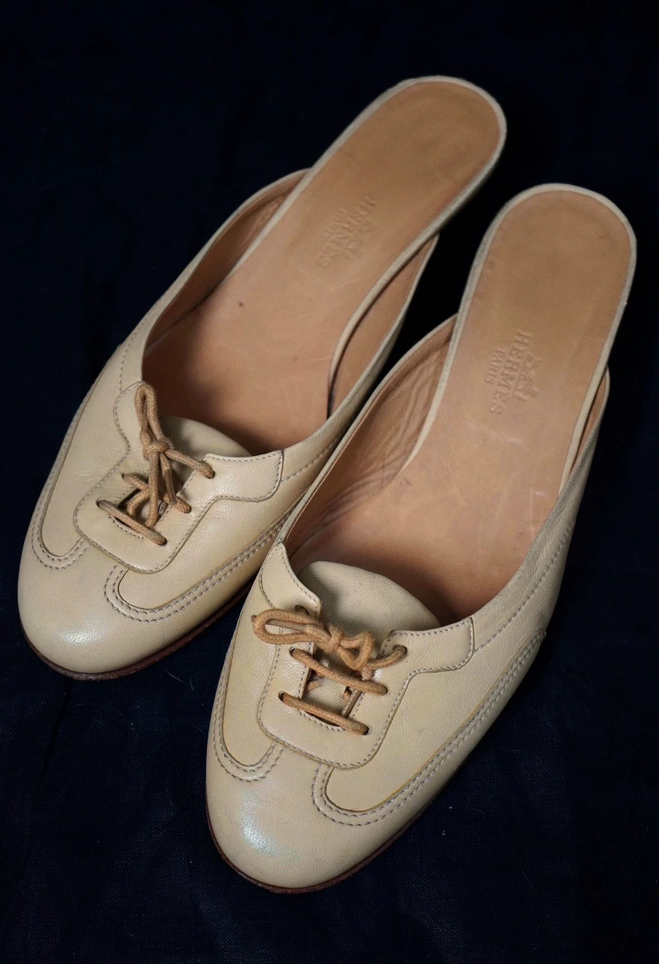 Hermes Hermes 1990s Sheepskin Mule Size 38 9/10 Size US 7.5 / IT 37.5 - 5 Thumbnail