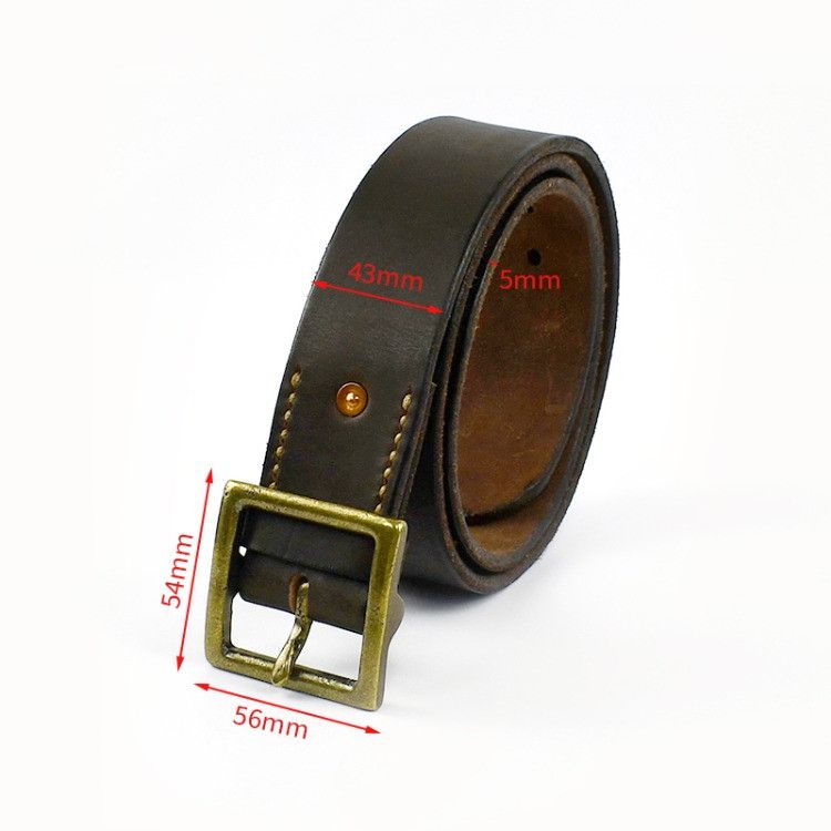 Japanese Brand × Leather Vintage Pin Buckle Leather Belt Size ONE SIZE - 4 Thumbnail