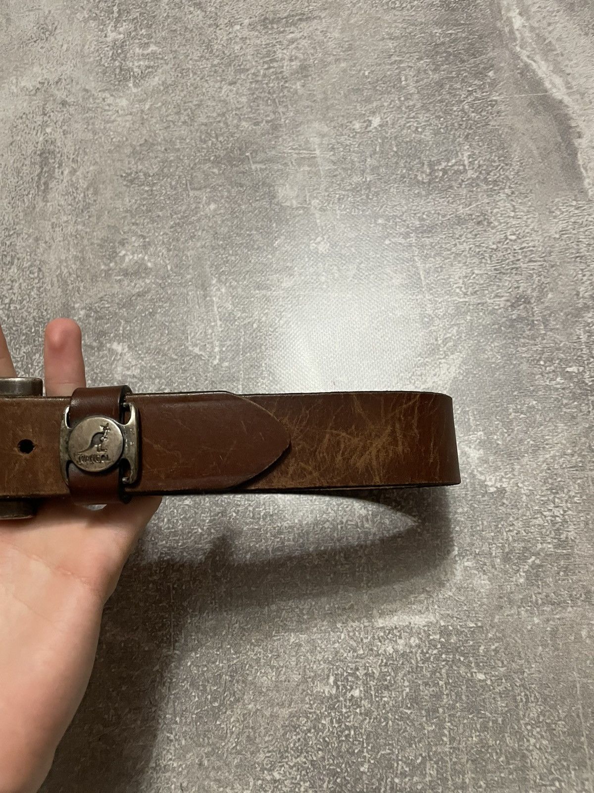 Kangol Vintage Kangol Leather Belt 90s Size ONE SIZE - 8 Thumbnail