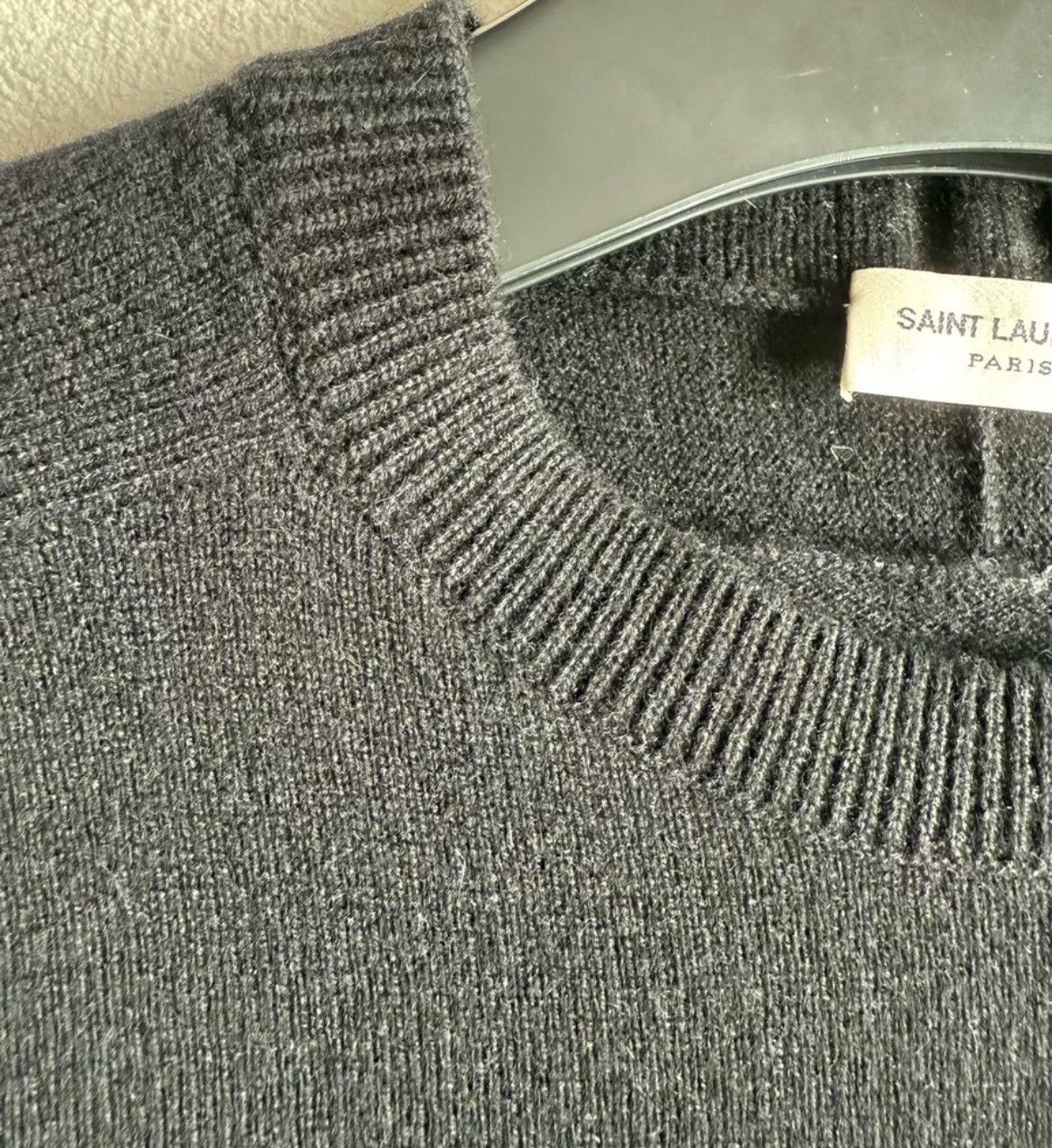 Saint Laurent Paris × Yves Saint Laurent Saint Laurent cashmere sweater SLP sweater2412-Nextarrow Size US L / EU 52-54 / 3 - 6 Thumbnail